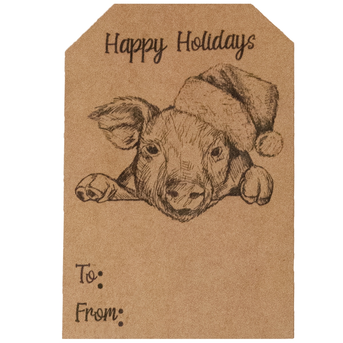 Christmas Farm Animals Adhesive Gift Tags QTY 100 Christmas Farm Animals Adhesive Gift Tags QTY 100