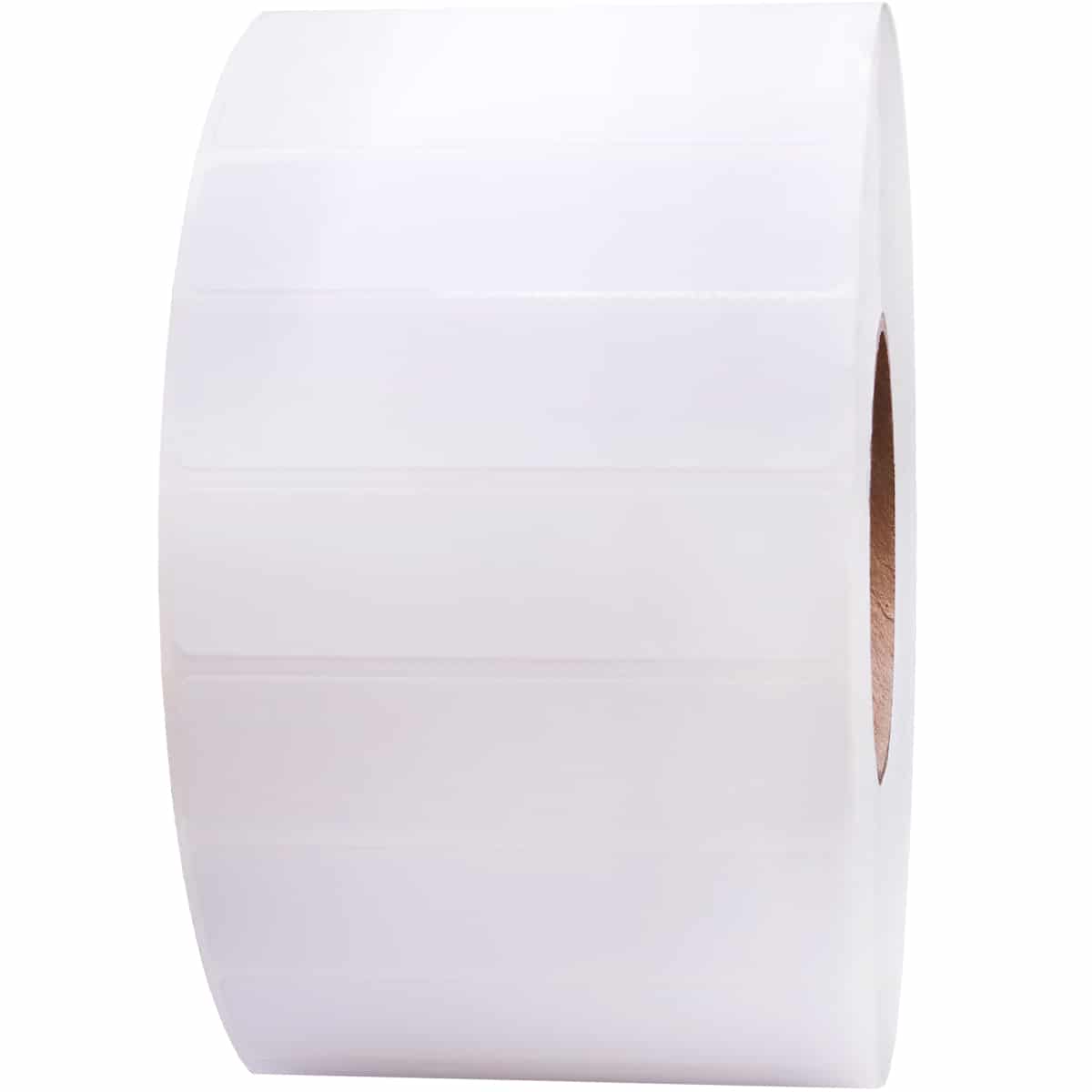 Blank Direct Thermal Perforated White Labels | 3" Inch Core | 4" x 1" QTY 5500