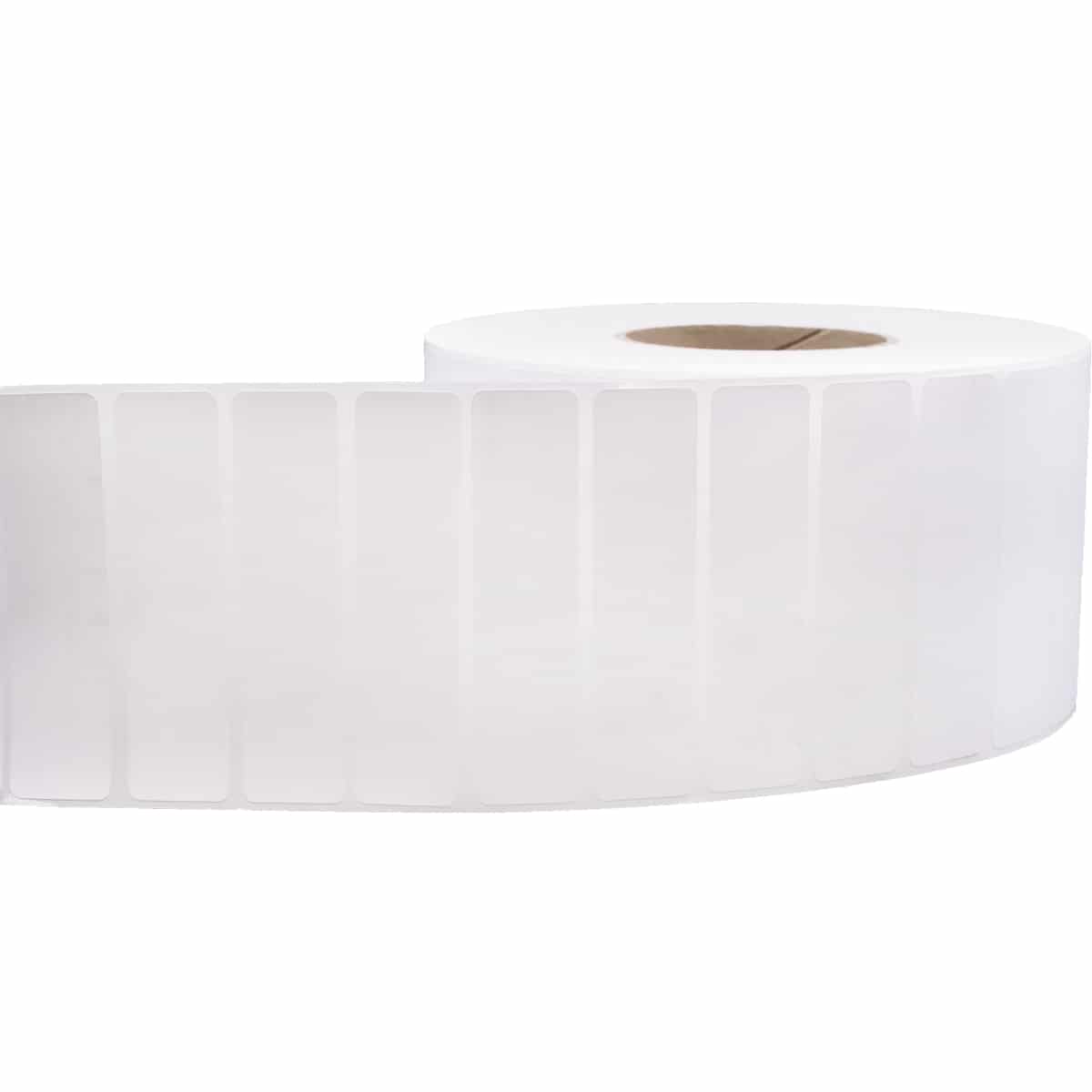 Blank Direct Thermal Perforated White Labels | 3" Inch Core | 4" x 1" QTY 5500
