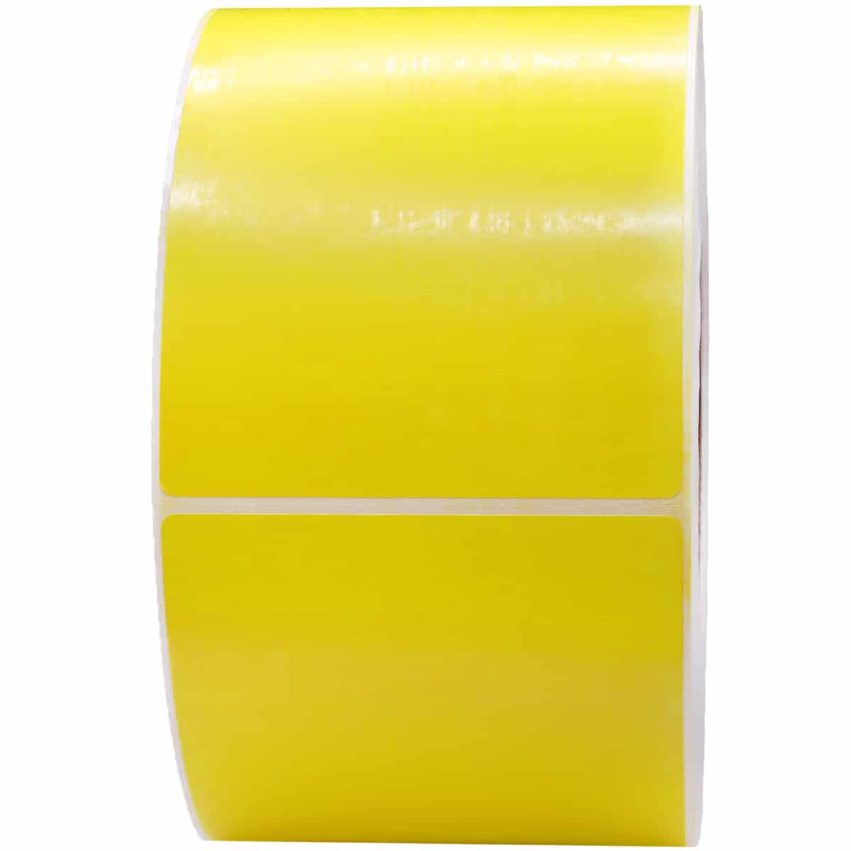 Thermal Transfer Yellow Labels | 3" Inch Core | 4" x 6" QTY 1000 Thermal Transfer Yellow Labels | 3" Inch Core | 4" x 6" QTY 1000