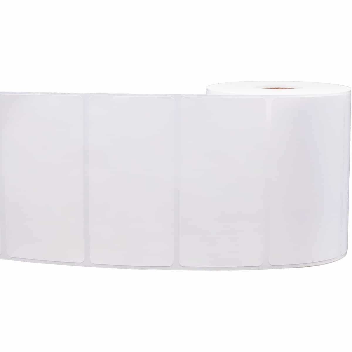 Direct Thermal Perforated White Labels | 1" Inch Core | 4" x 2" QTY 750 Direct Thermal Perforated White Labels | 1" Inch Core | 4" x 2" QTY 750