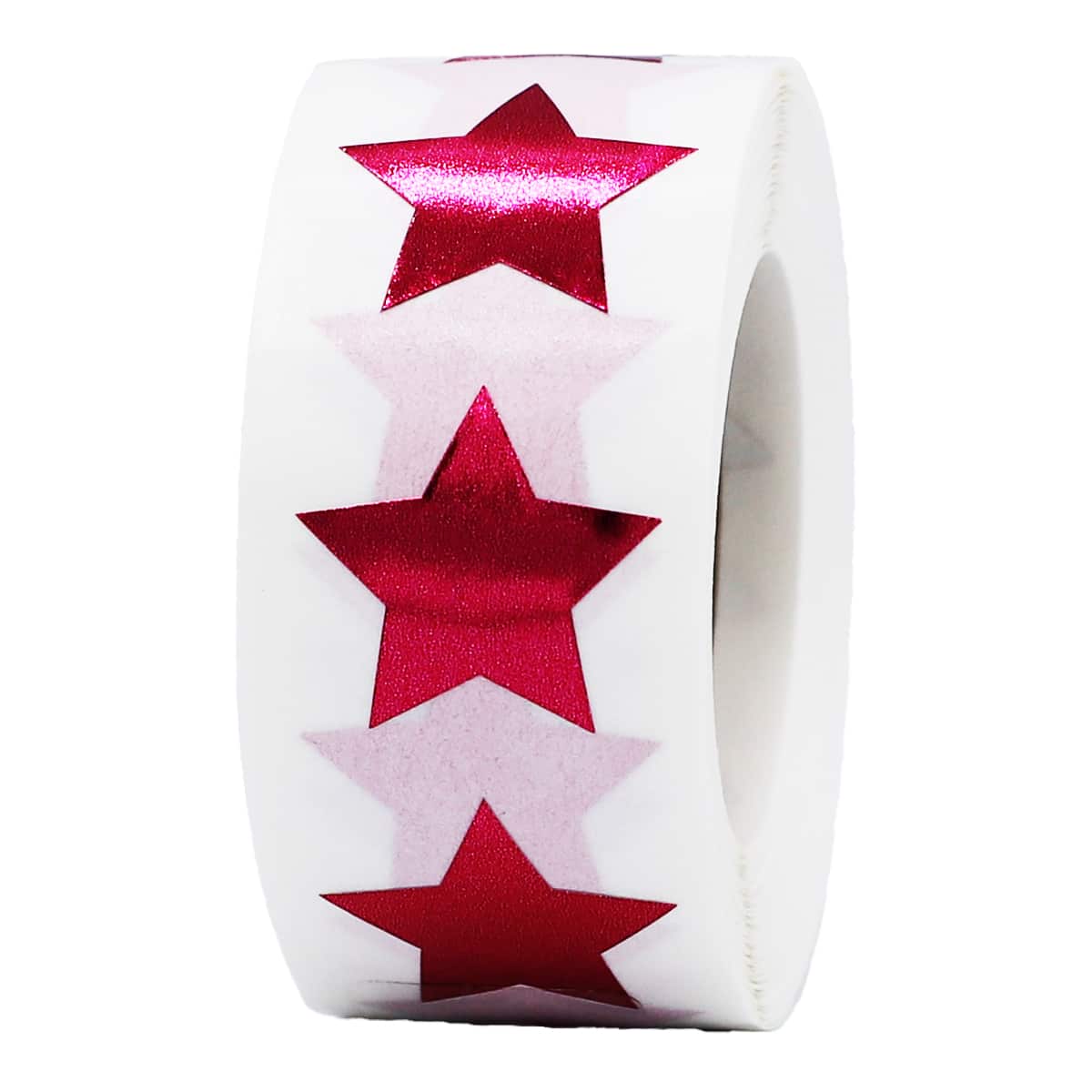 Metallic Red Star Stickers 3/4" QTY 500 Metallic Red Star Stickers 3/4" QTY 500
