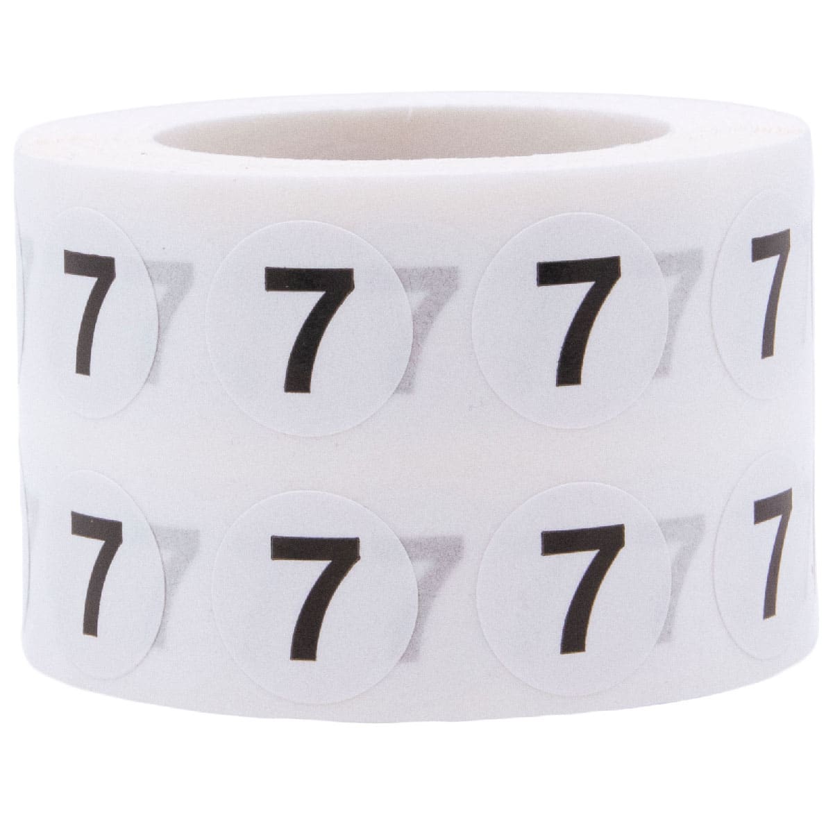 Small Number 7 Stickers 1/2" Round Quantity 1,000 Small Number 7 Stickers 1/2" Round Quantity 1,000
