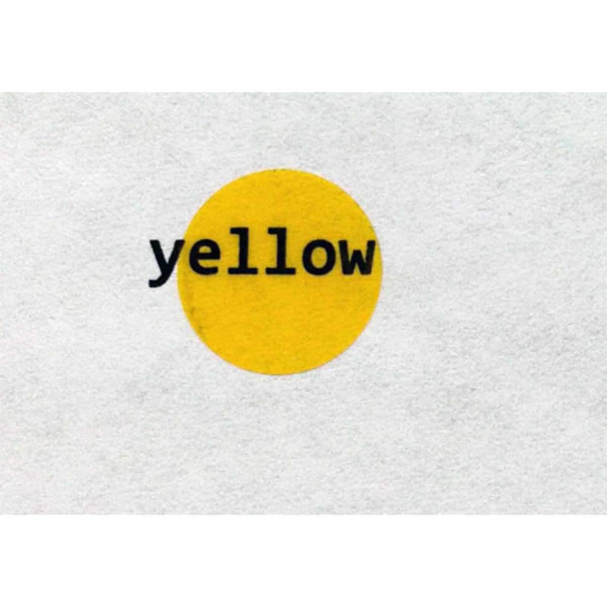 Transparent Yellow Dot Stickers 1/2" Round QTY 1,000