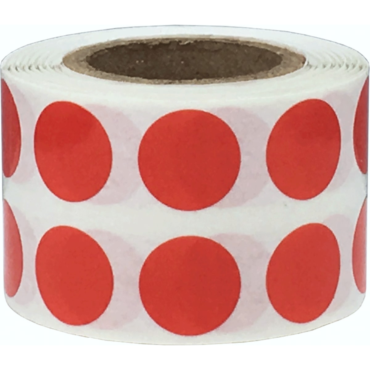 Transparent Red Dot Stickers 1/2" Round QTY 1,000 Transparent Red Dot Stickers 1/2" Round QTY 1,000