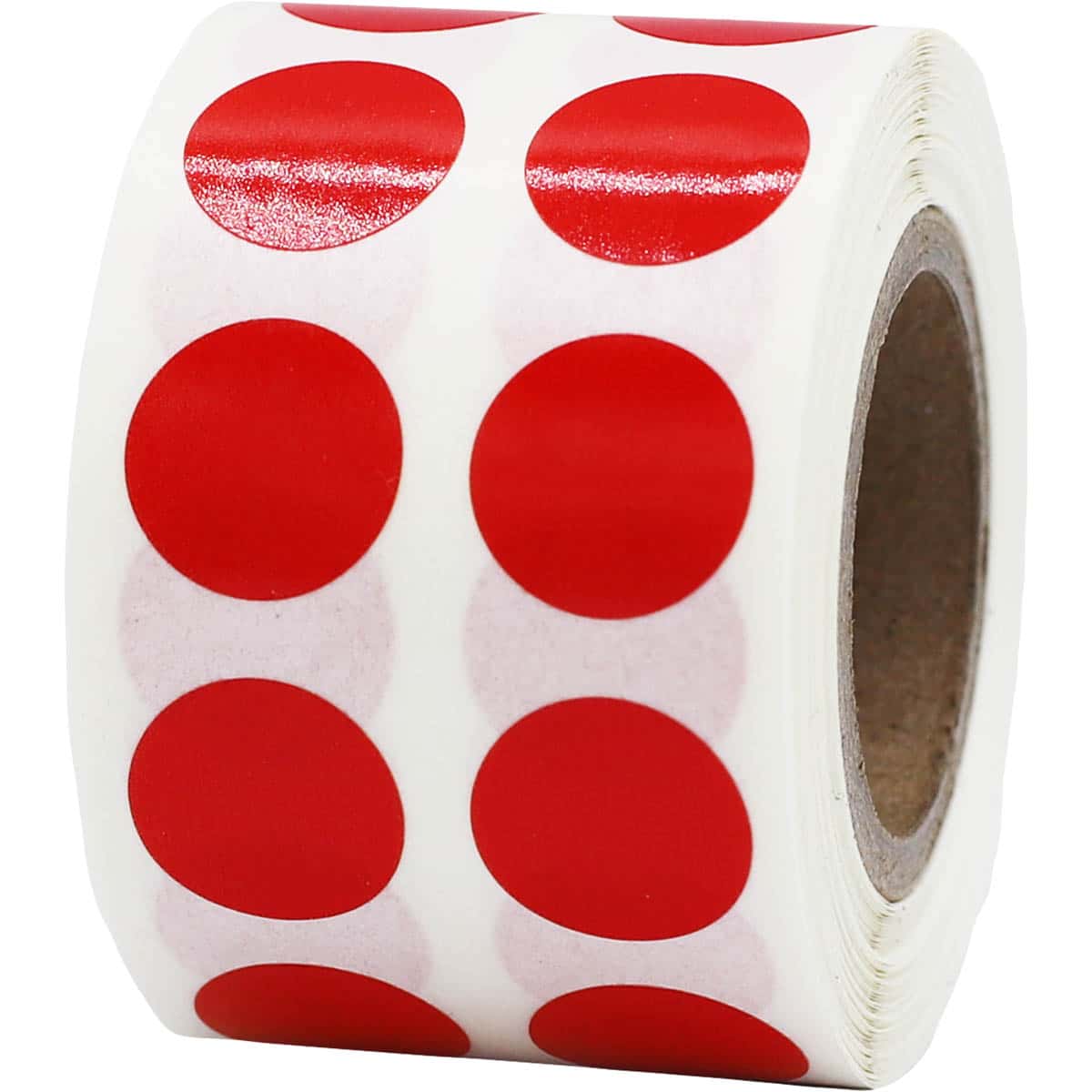 Transparent Red Dot Stickers 1/2" Round QTY 1,000 Transparent Red Dot Stickers 1/2" Round QTY 1,000