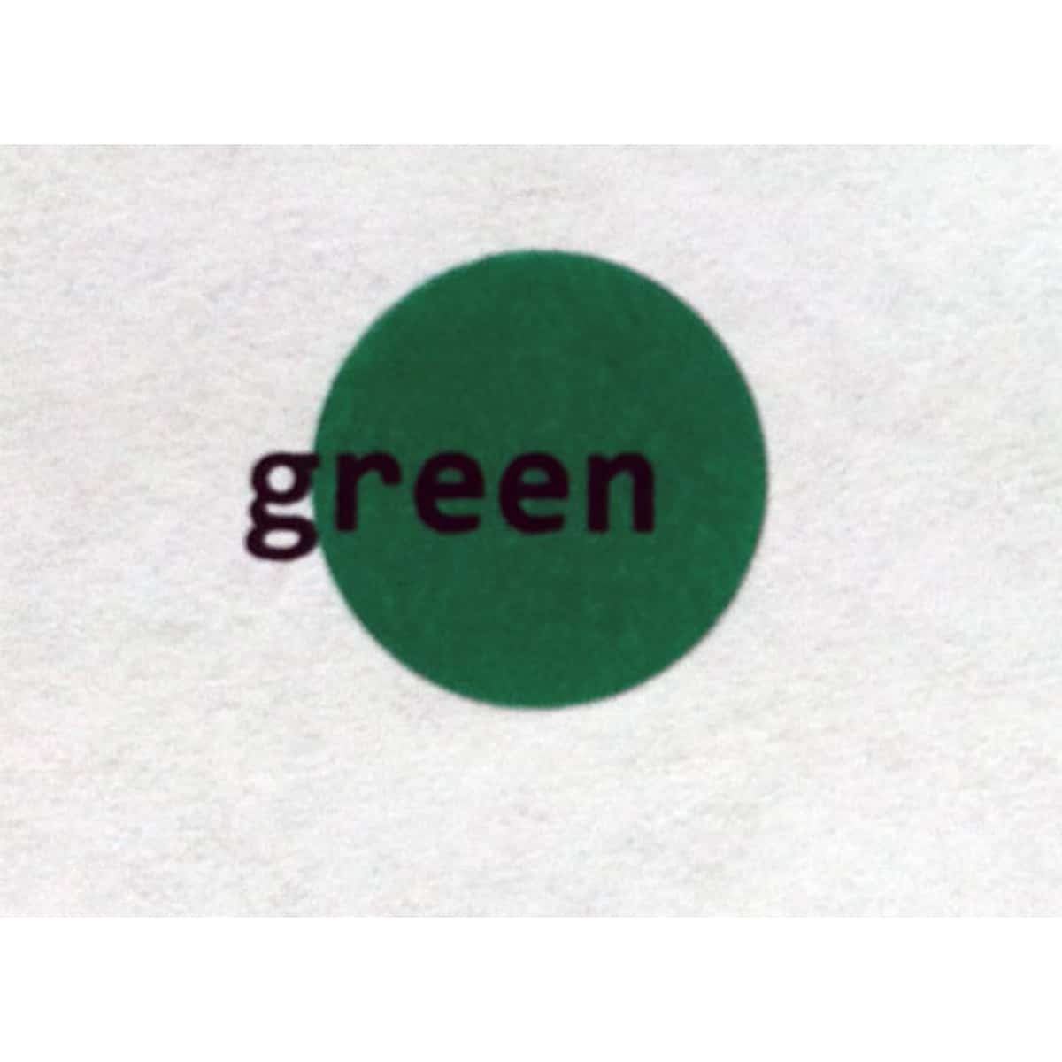 Green Transparent Dot Stickers 1/2" Round Quantity 1,000
