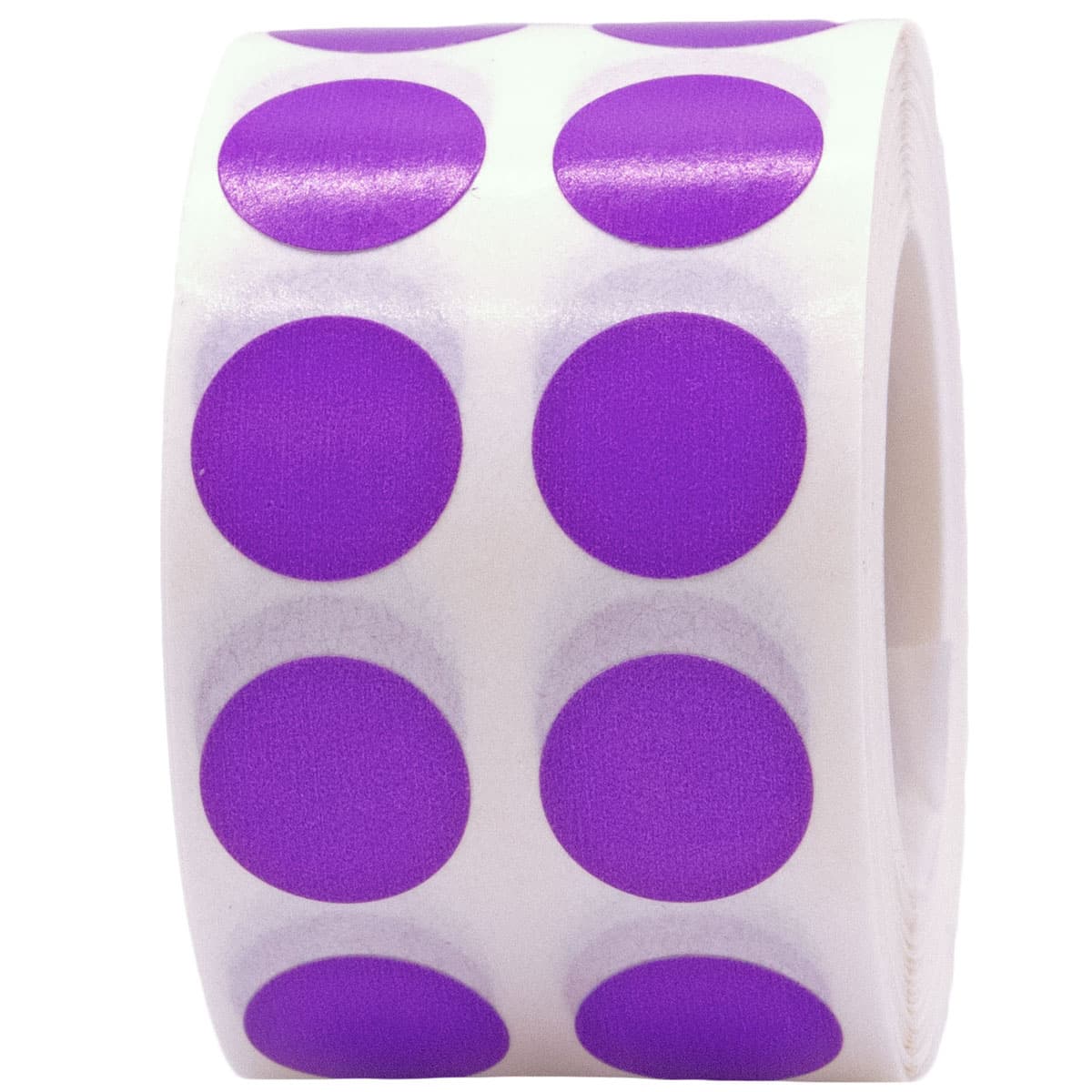 Small Purple Dot Stickers 1/2" Round QTY 1,000 Small Purple Dot Stickers 1/2" Round QTY 1,000