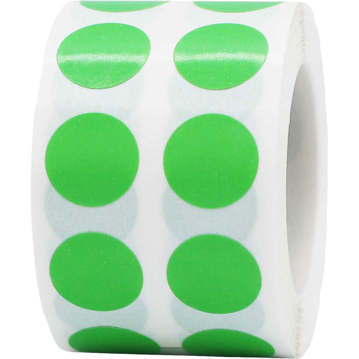 Small Light Green Dot Stickers 1/2" QTY 1,000 Small Light Green Dot Stickers 1/2" QTY 1,000