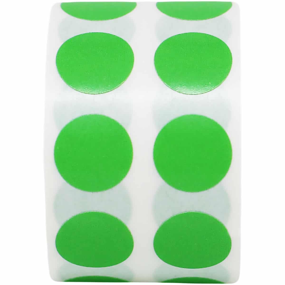 Small Light Green Dot Stickers 1/2" QTY 1,000 Small Light Green Dot Stickers 1/2" QTY 1,000