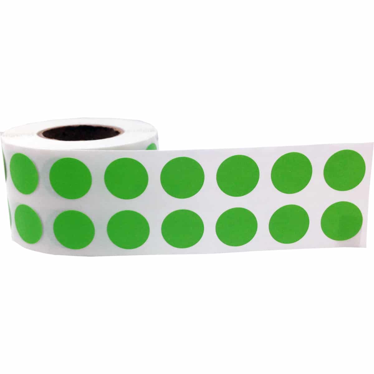 Small Light Green Dot Stickers 1/2" QTY 1,000 Small Light Green Dot Stickers 1/2" QTY 1,000
