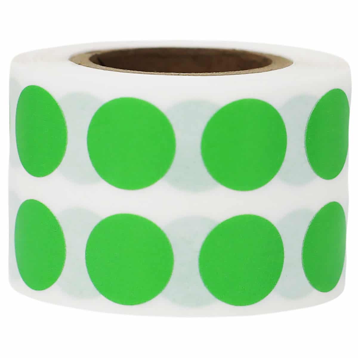 Small Light Green Dot Stickers 1/2" QTY 1,000 Small Light Green Dot Stickers 1/2" QTY 1,000