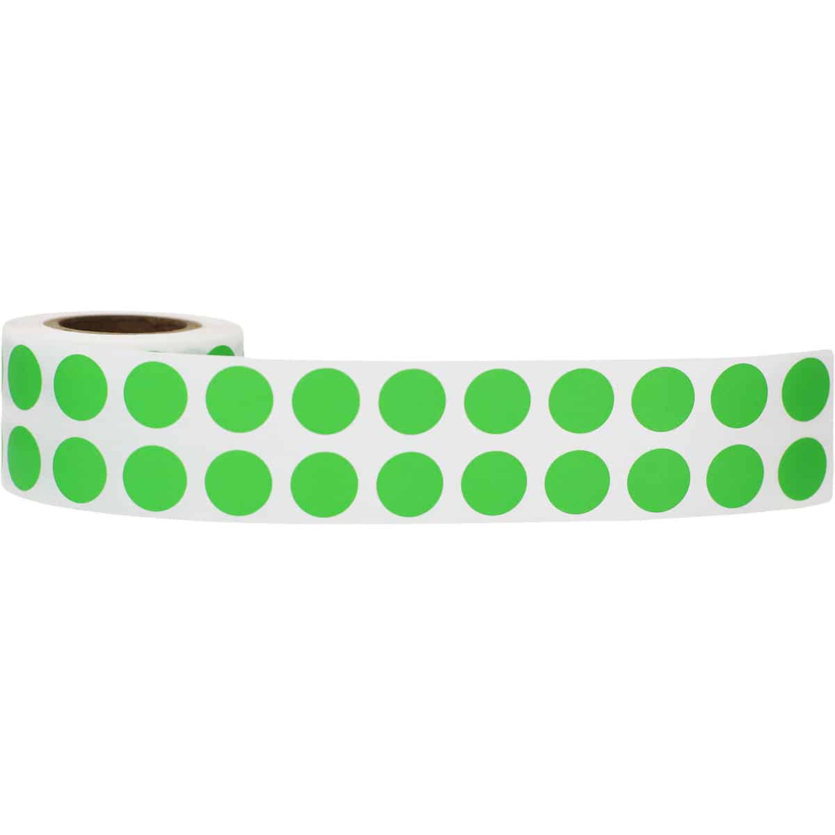Small Light Green Dot Stickers 1/2" QTY 1,000 Small Light Green Dot Stickers 1/2" QTY 1,000