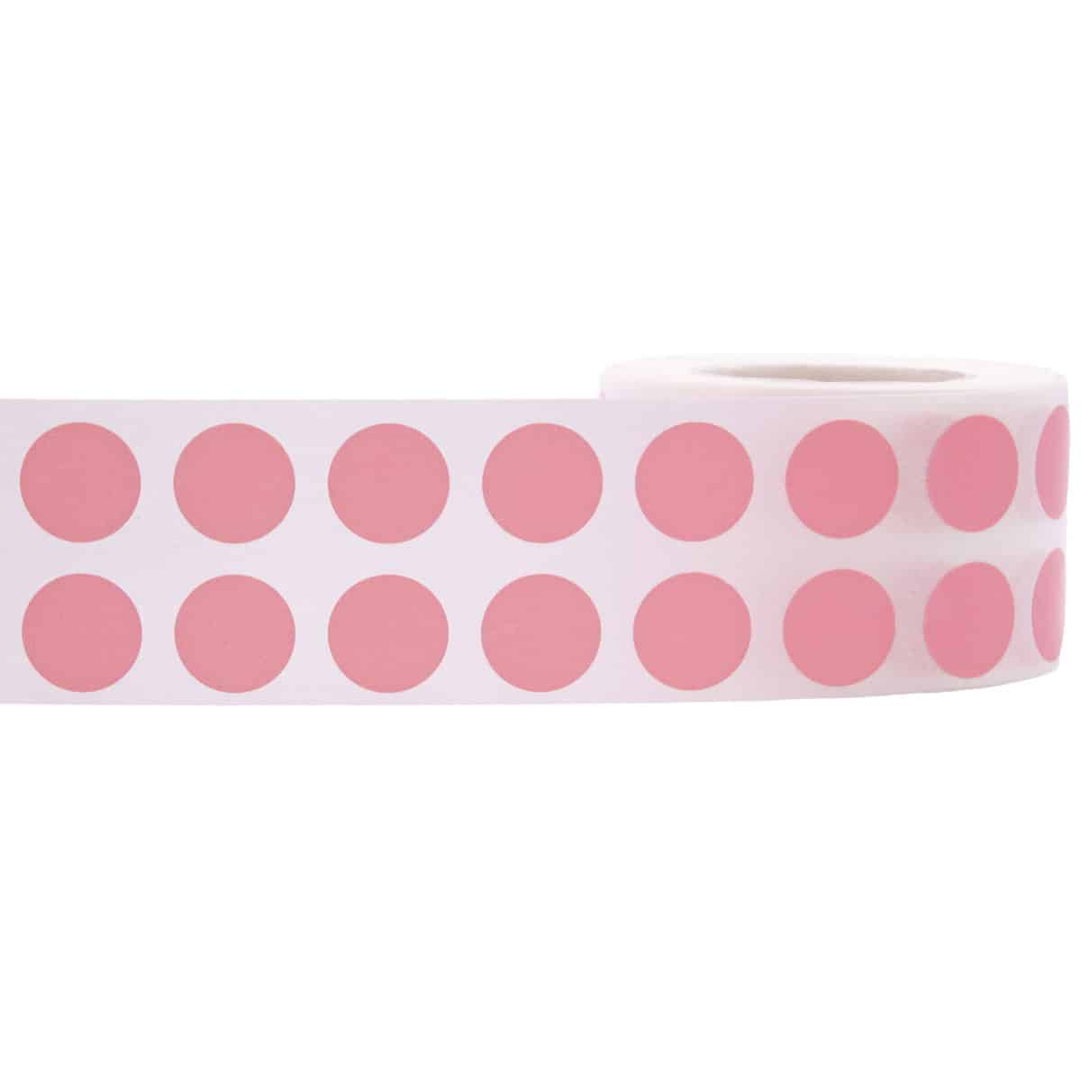 Small Pink Dot Stickers 1/2" Round QTY 1,000 Small Pink Dot Stickers 1/2" Round QTY 1,000