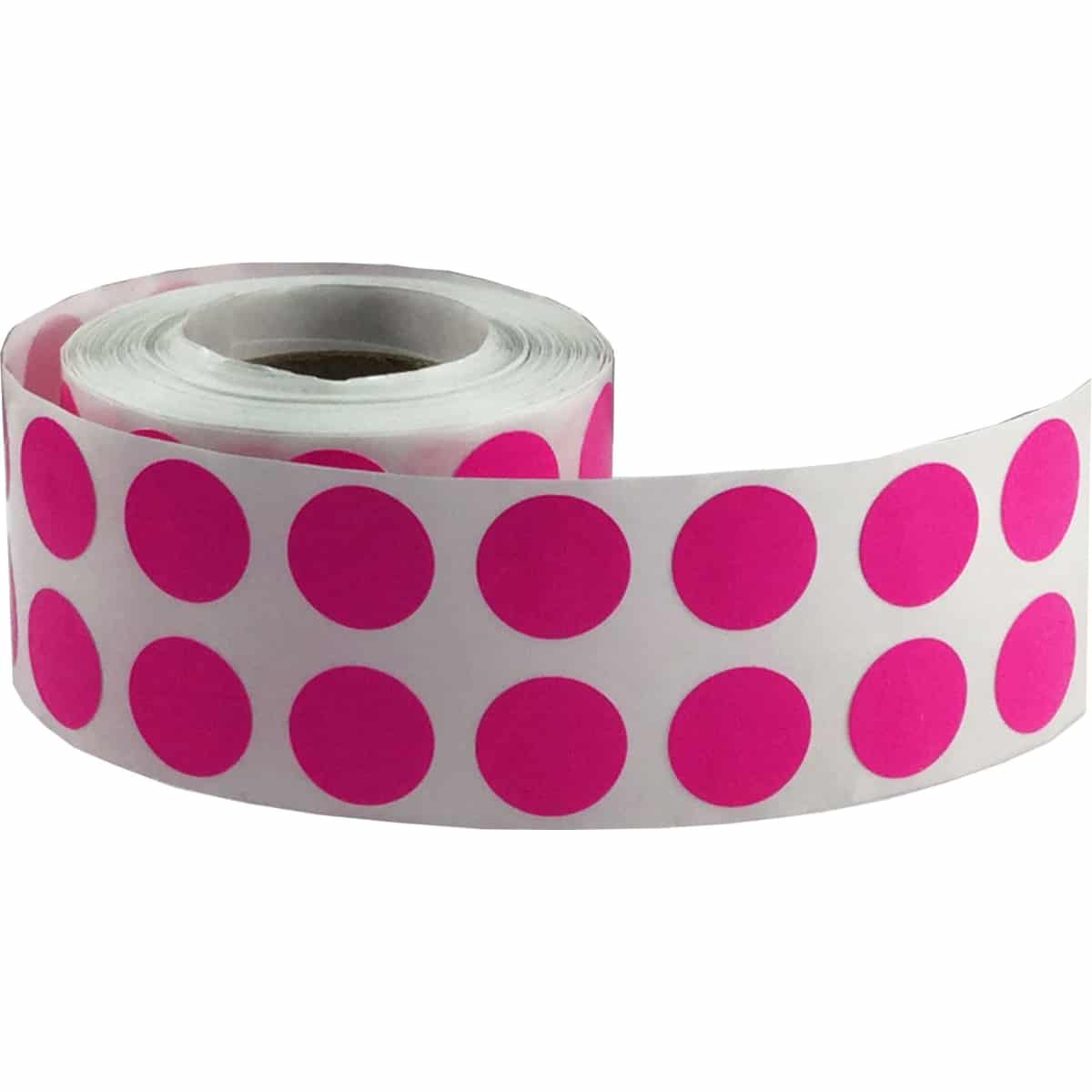 Small Hot Pink Dot Stickers 1/2" Round QTY 1,000 Small Hot Pink Dot Stickers 1/2" Round QTY 1,000