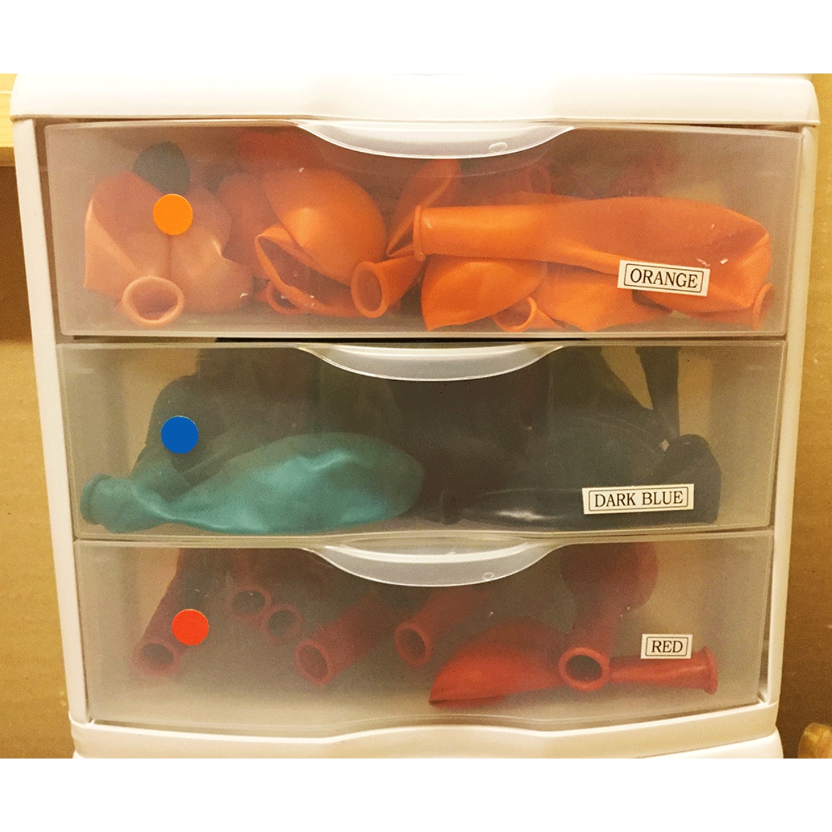 Small Orange Dot Stickers 1/2" Round QTY 1,000