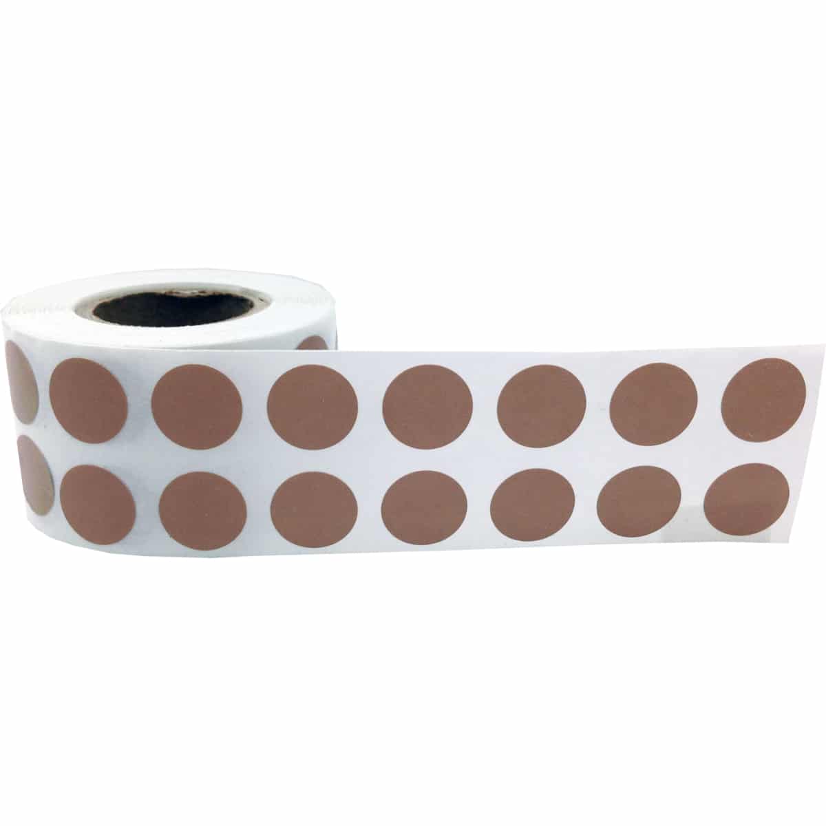 Small Tan Dot Stickers 1/2" Round QTY 1,000 Small Tan Dot Stickers 1/2" Round QTY 1,000