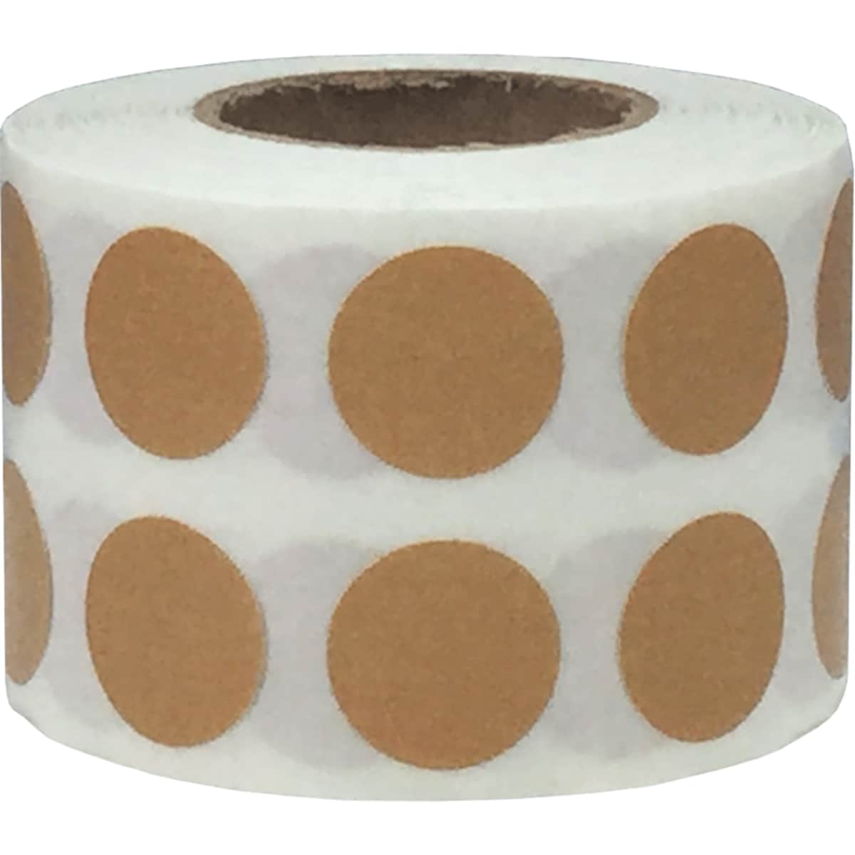 Small Tan Dot Stickers 1/2" Round QTY 1,000 Small Tan Dot Stickers 1/2" Round QTY 1,000