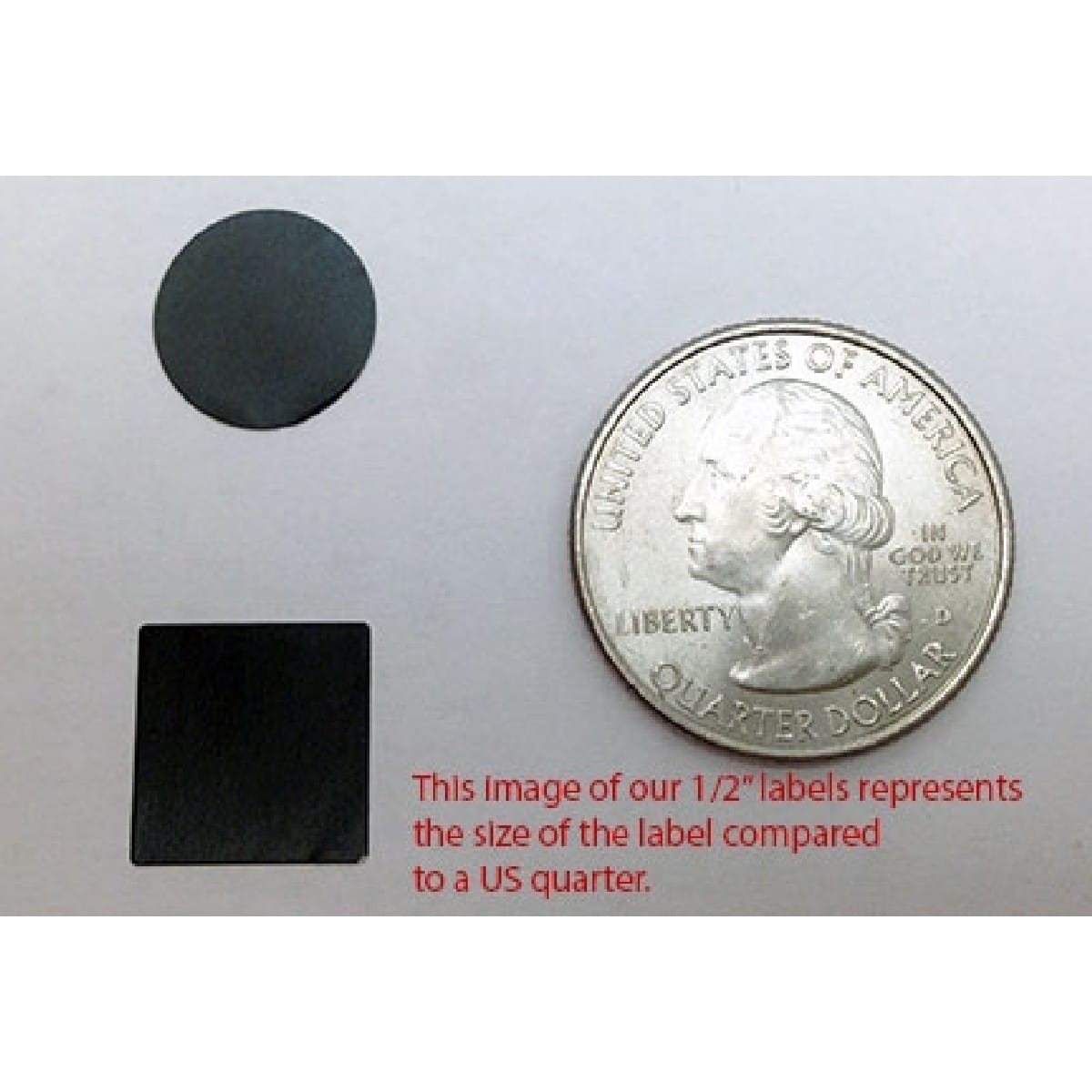 Small Metallic Blue Dot Stickers 1/2" Round QTY 1,000