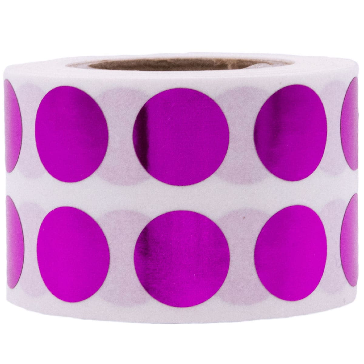 Small Metallic Purple Dot Stickers 1/2" Round QTY 1,000 Small Metallic Purple Dot Stickers 1/2" Round QTY 1,000
