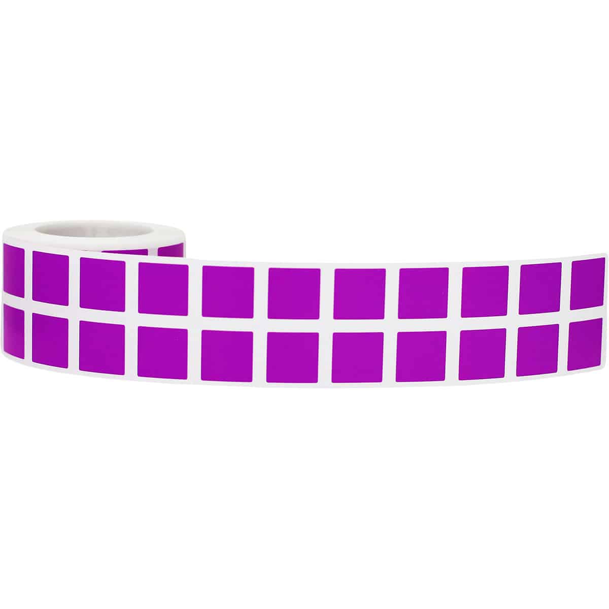 Small Lilac Colored Stickers 1/2" Square Quantity 1,000 Small Lilac Colored Stickers 1/2" Square Quantity 1,000