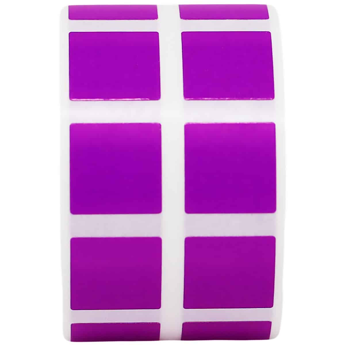 Small Lilac Colored Stickers 1/2" Square Quantity 1,000 Small Lilac Colored Stickers 1/2" Square Quantity 1,000