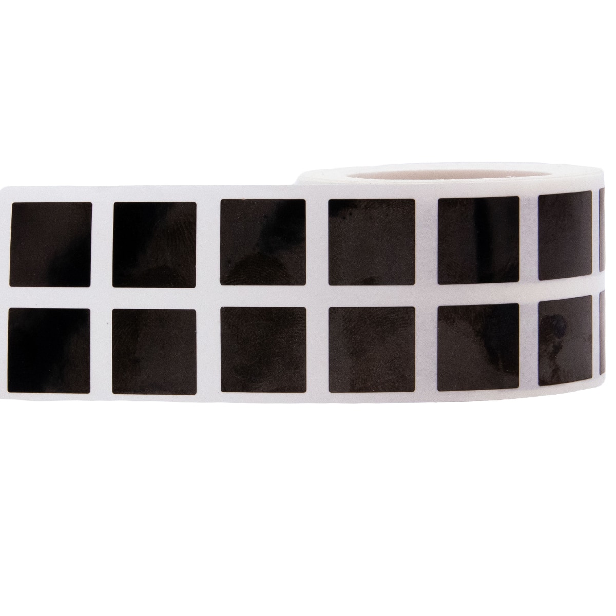 Small Black Stickers 1/2" Square Quantity 1,000