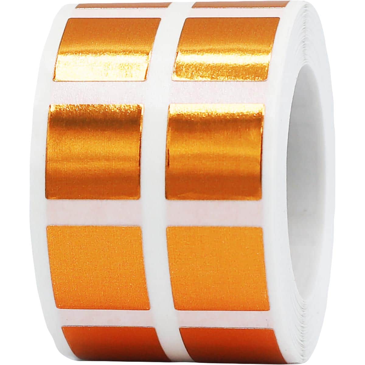 Small Metallic Bronze Stickers 1/2" Square Quantity 1,000 Small Metallic Bronze Stickers 1/2" Square Quantity 1,000