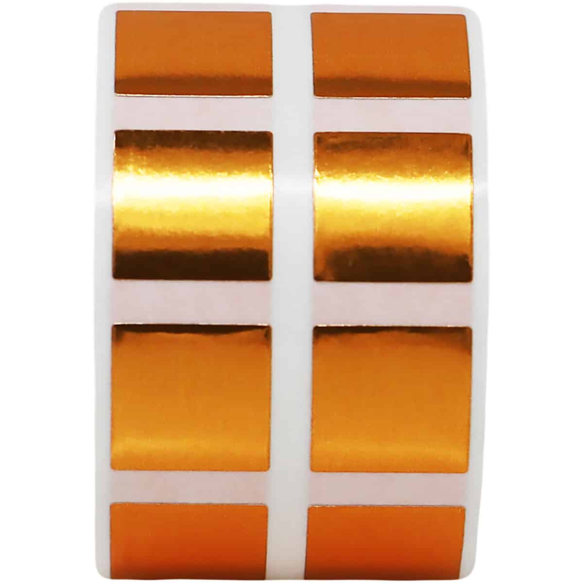 Small Metallic Bronze Stickers 1/2" Square Quantity 1,000 Small Metallic Bronze Stickers 1/2" Square Quantity 1,000