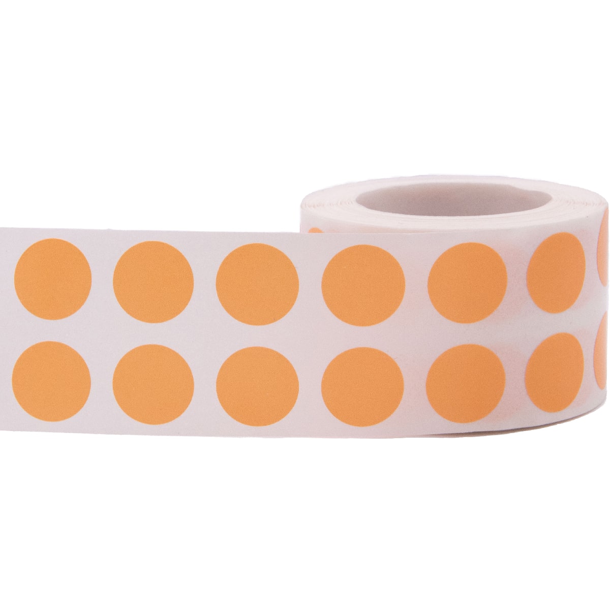 Small Peach Dot Stickers 1/2" Round QTY 1,000 Small Peach Dot Stickers 1/2" Round QTY 1,000
