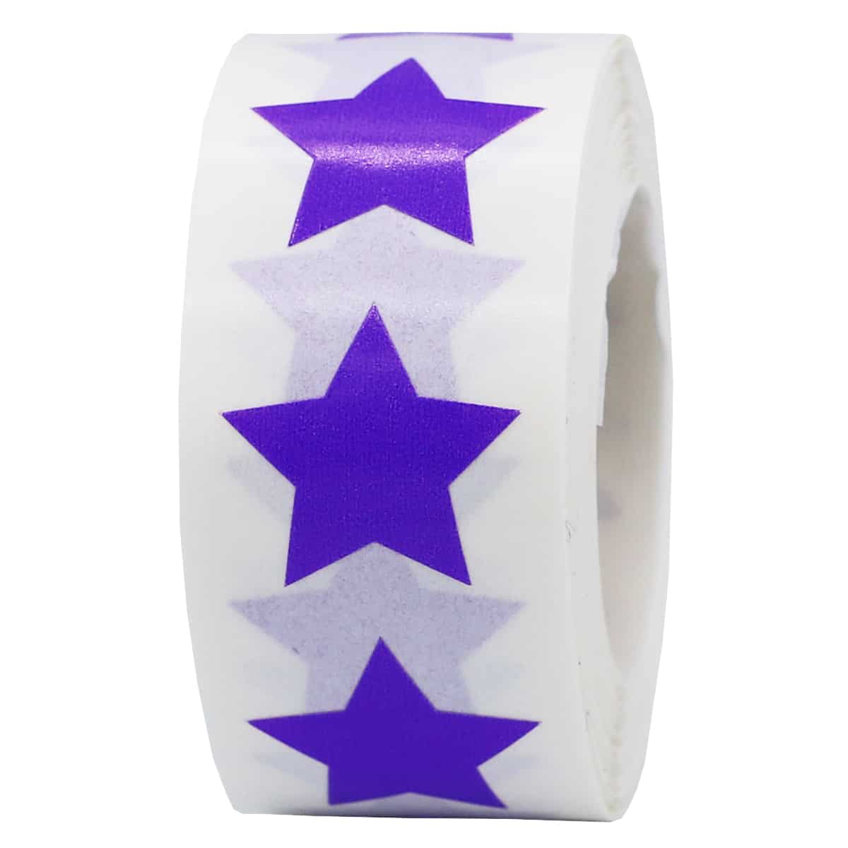 Purple Star Stickers 3/4" QTY 500 Purple Star Stickers 3/4" QTY 500
