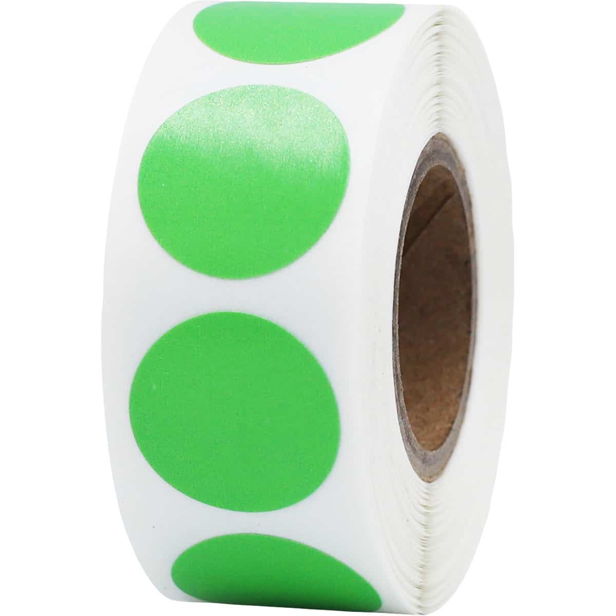 Light Green Color Code Labels 3/4" Round Quantity 500 Light Green Color Code Labels 3/4" Round Quantity 500