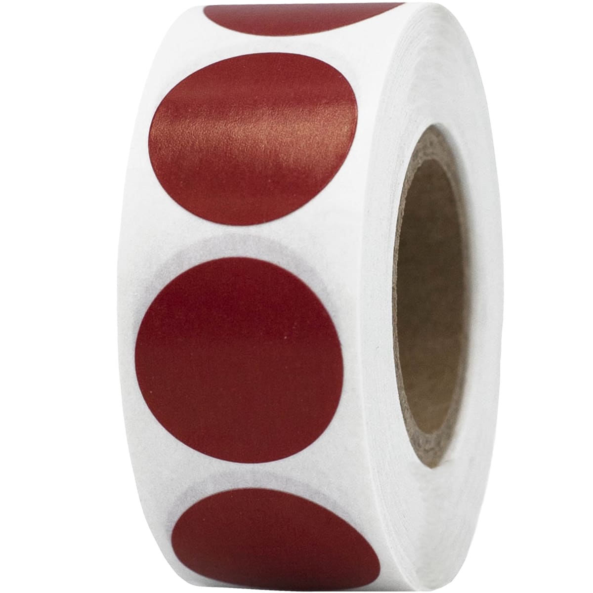 Cranberry Color Code Labels 3/4" Round Cranberry Color Code Labels 3/4" Round