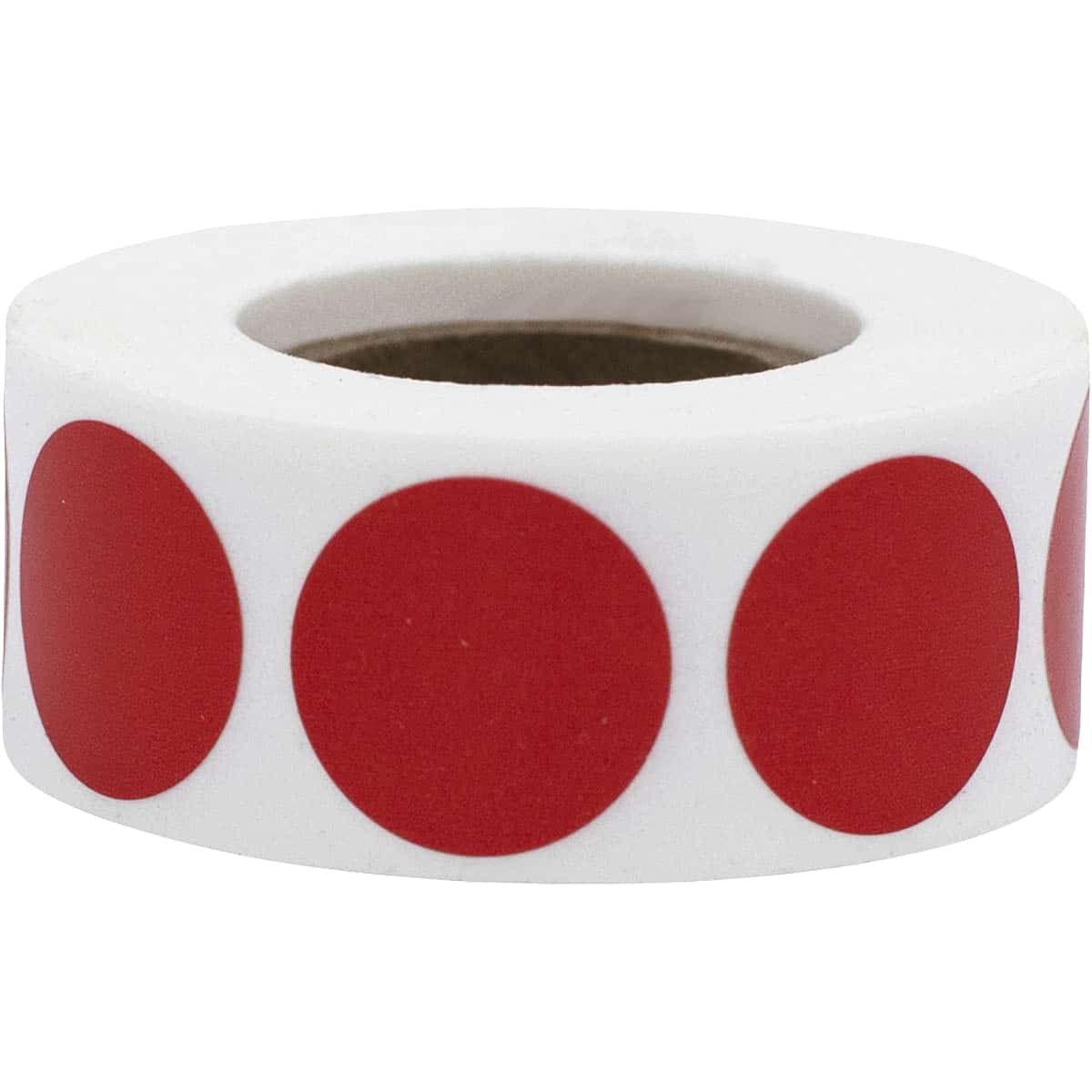 Red Color Code Labels 3/4" Round Quantity 500 Red Color Code Labels 3/4" Round Quantity 500