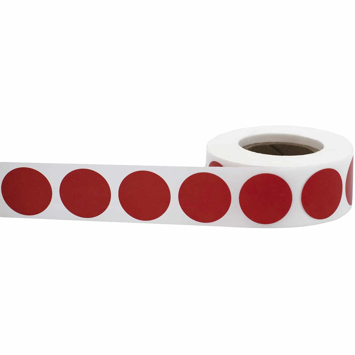 Red Color Code Labels 3/4" Round Quantity 500 Red Color Code Labels 3/4" Round Quantity 500