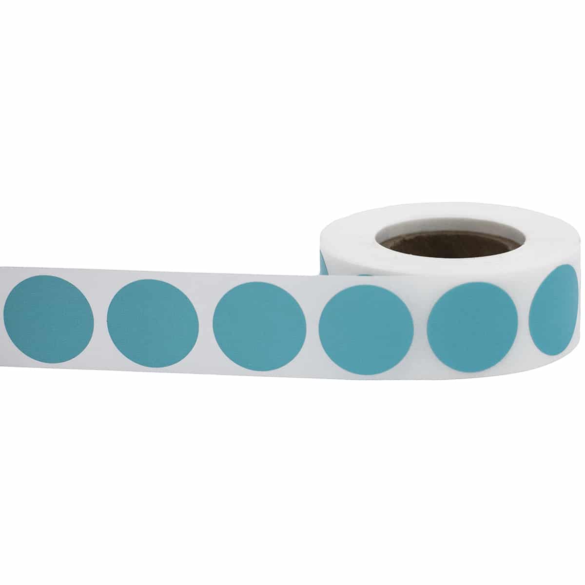 Teal Color Code Labels 3/4" Round QTY 500 Teal Color Code Labels 3/4" Round QTY 500