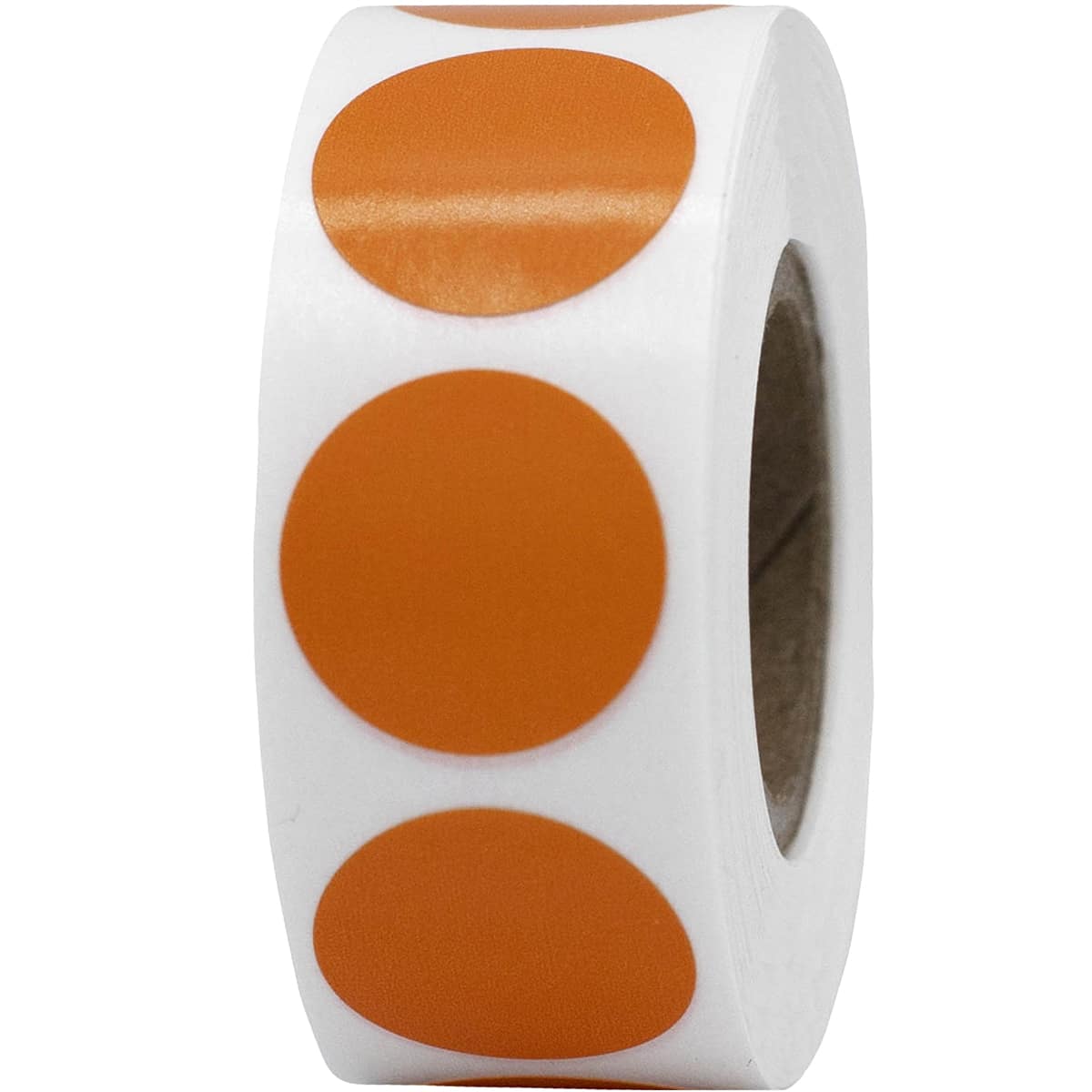 Orange Color Code Labels 3/4" Round QTY 500 Orange Color Code Labels 3/4" Round QTY 500