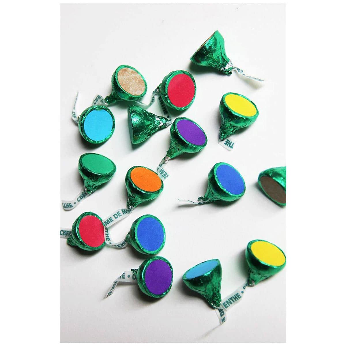 Brown Kraft Color Code Labels 3/4" Round QTY 500