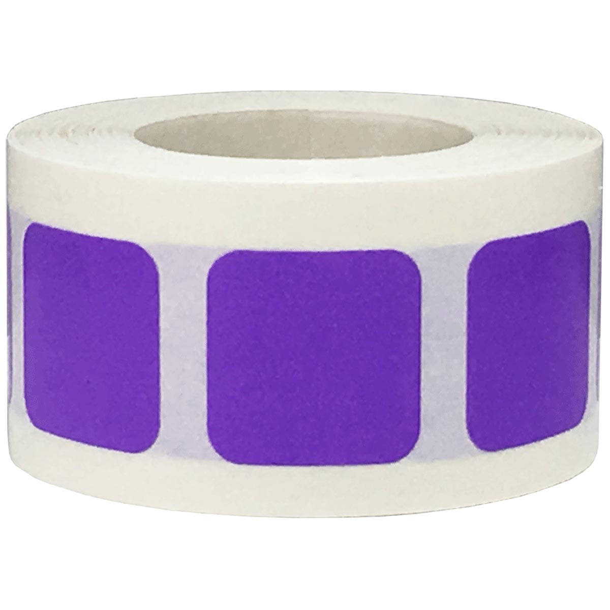 Purple Stickers 3/4" Square QTY 500 Purple Stickers 3/4" Square QTY 500