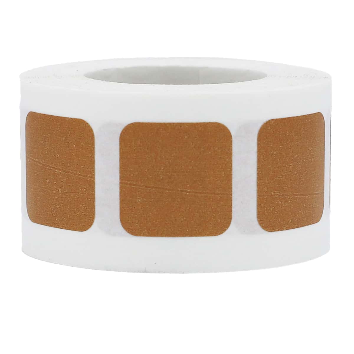 Tan Stickers 3/4" Square QTY 500 Tan Stickers 3/4" Square QTY 500