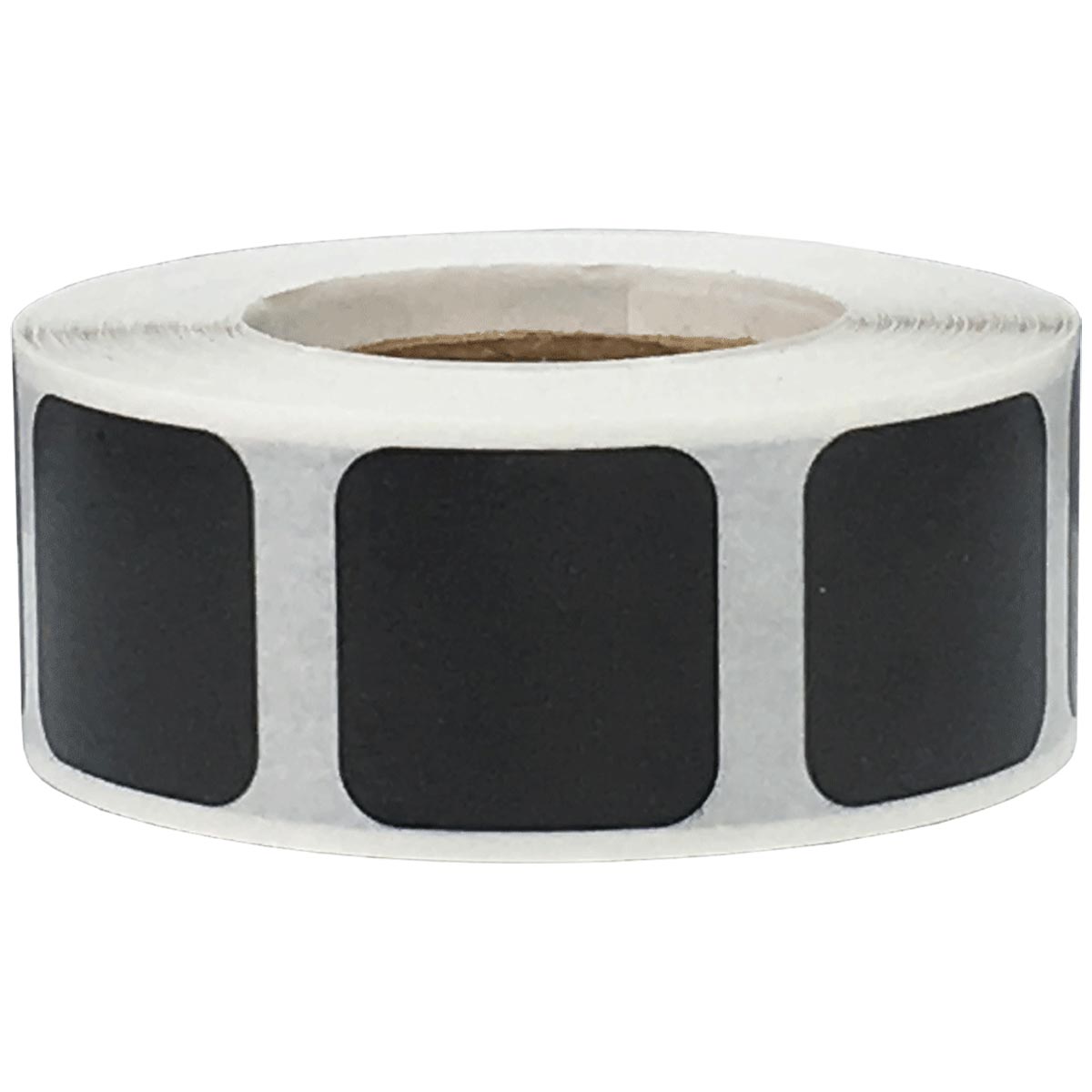 Black Stickers 3/4" Square QTY 500 Black Stickers 3/4" Square QTY 500