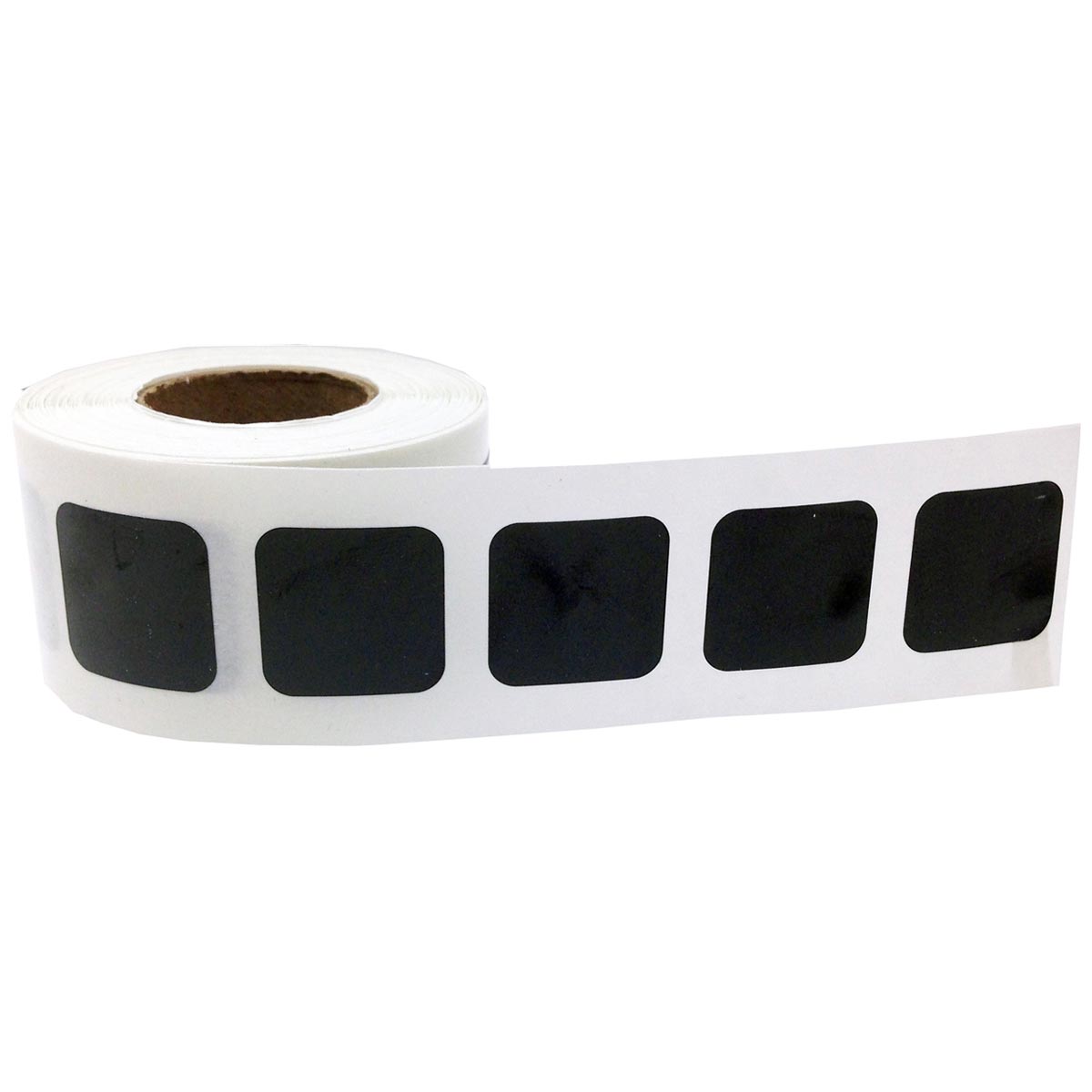 Black Stickers 3/4" Square QTY 500 Black Stickers 3/4" Square QTY 500