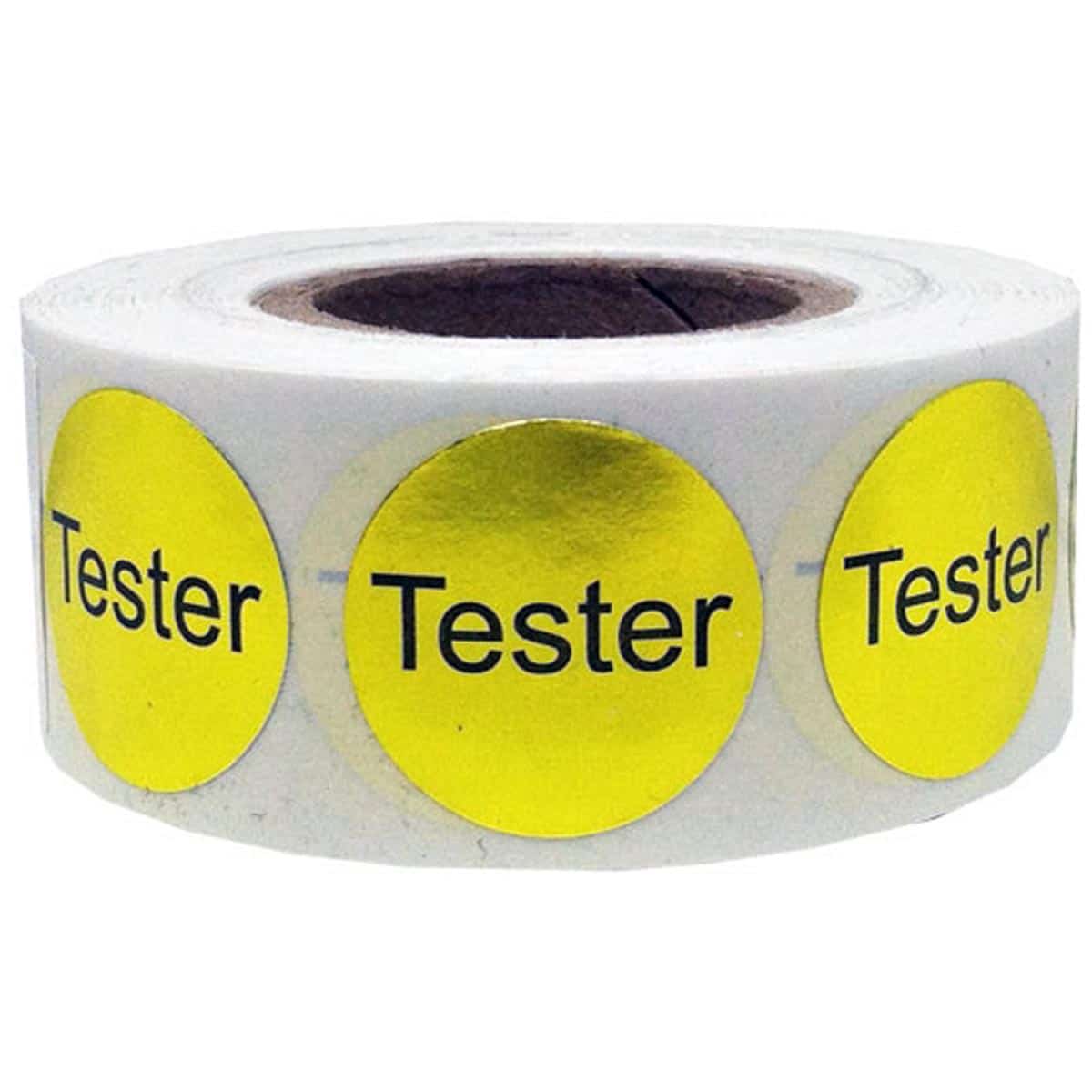 Gold Tester Stickers 3/4" Round Quantity 500 Gold Tester Stickers 3/4" Round Quantity 500