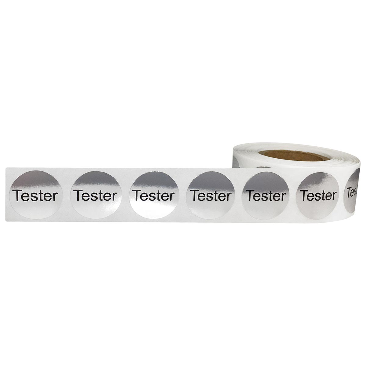 Silver Tester Stickers 3/4" Round QTY 500 Silver Tester Stickers 3/4" Round QTY 500