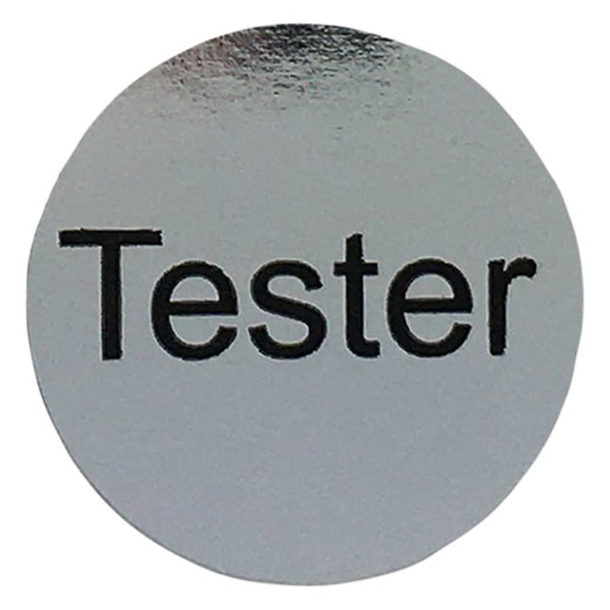 Silver Tester Stickers 3/4" Round QTY 500 Silver Tester Stickers 3/4" Round QTY 500