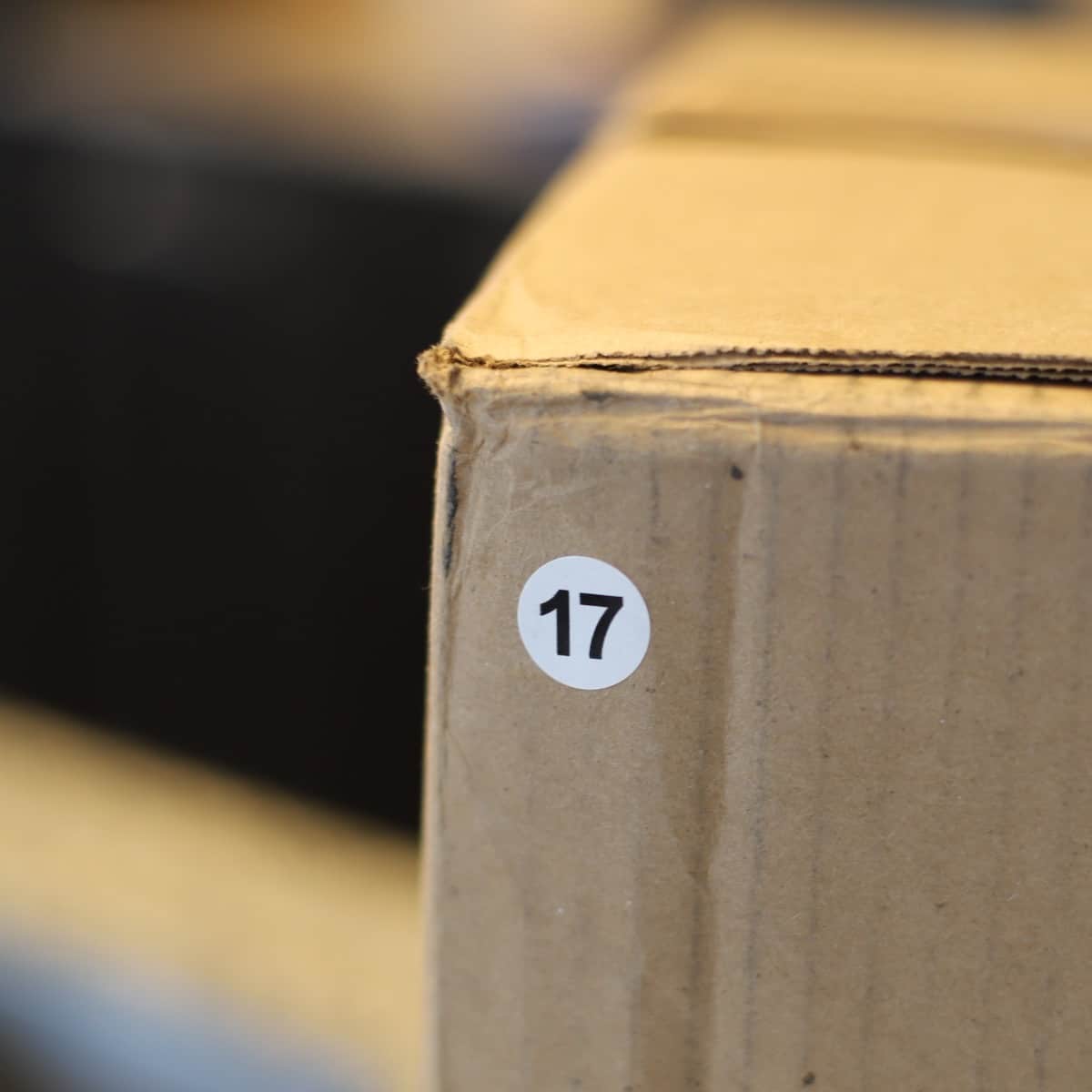 Number 17 Stickers 3/4" Round Quantity 500 Number 17 Stickers 3/4" Round Quantity 500