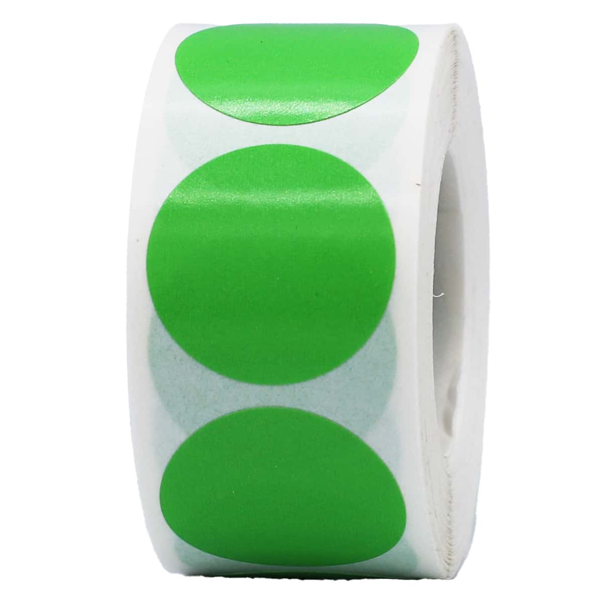 Light Green Labels 1" Round QTY 500 Light Green Labels 1" Round QTY 500