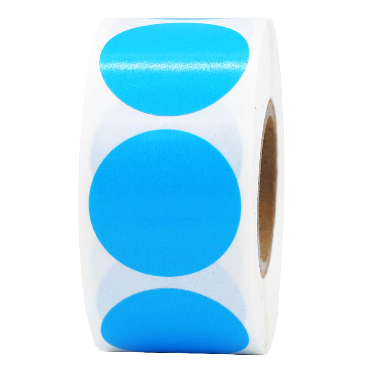 Light Blue Colored Labels 1" Round QTY 500 Light Blue Colored Labels 1" Round QTY 500