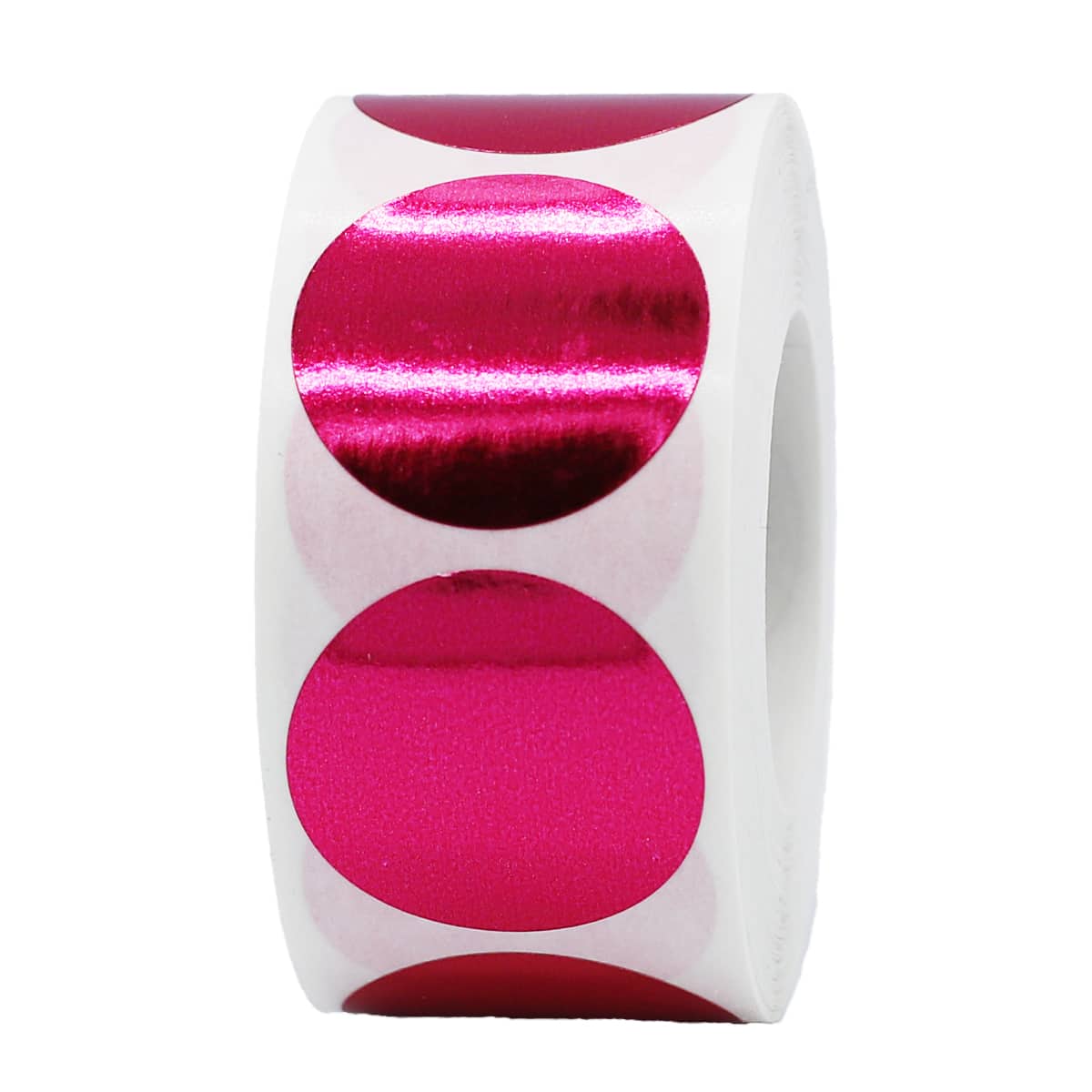 Metallic Red Stickers 1" QTY 500 Metallic Red Stickers 1" QTY 500