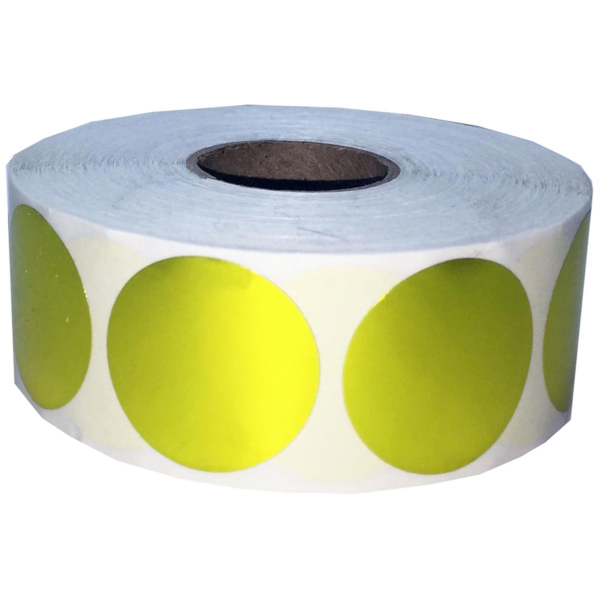 Metallic Gold Stickers 1" Round QTY 500